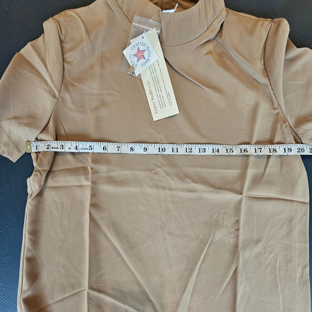 Vintage Beige Graver Studio Blouse